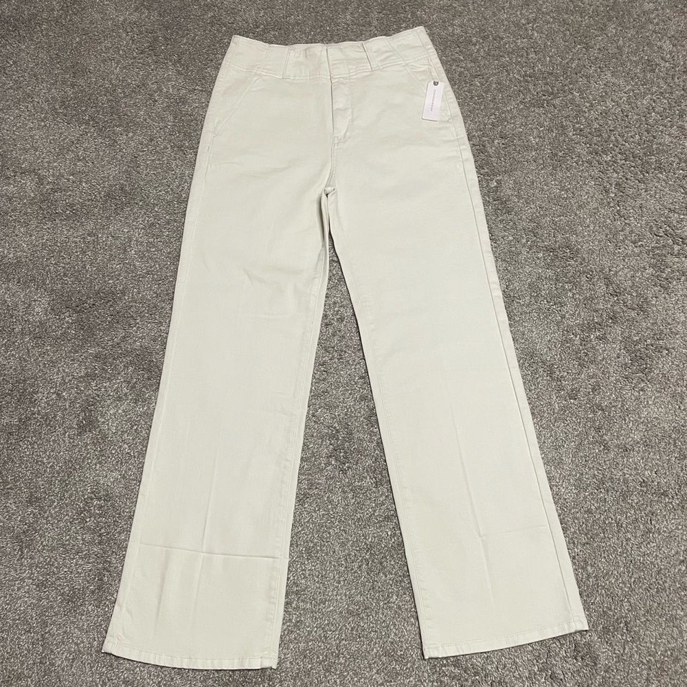 NWT Women’s Anthropologie Pilcro Relaxed Cuff Mid Rise Straight Leg Jeans Sz 29